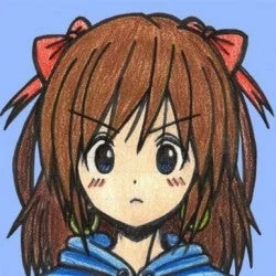 アニメ風の女の子のイラスト