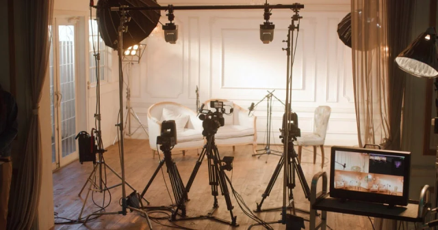 撮影スタジオと機材