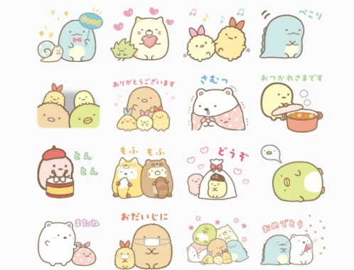 すみっコぐらしのLINEスタンプ